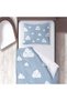 Children's Room Cotton Lu Duvet Cover Set Bed Sheet Sız Bulutlar No.00019 - 2