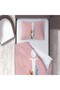 Children's Room Cotton Lu Duvet Cover Set Bed Sheet Sız Çiçekli Harf No.52002 - 2