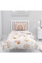 Children's Room Cotton Lu Duvet Cover Set Bed Sheet Sız Gözlü Gökkuşağı