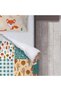 Children's Room Cotton Lu Duvet Cover Set Bed Sheet Sız Tilki Ve Orman - 5