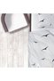 Children's Room Cotton Lu Duvet Cover Set Bed Sheet Sız Mountain Landscape and Birds - 4