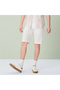 Men's Slim Linen Cotton Bermuda Shorts