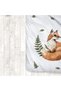 Children's Room Cotton Lu Duvet Cover Set Bed Sheet Sız Tilki, Forest Animals - 7