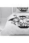 Children's Room Cotton Lu Duvet Cover Set Bed Sheet Sız Game Themed - 7