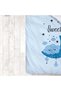 Children's Room Cotton Lu Duvet Cover Set Bed Sheet Sız Ay and Clouds - 7