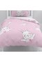Children's Room Cotton Lu Duvet Cover Set Bed Sheet Sız Sevimli Tavşanlar - 6