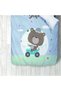 Children's Room Cotton Lu Duvet Cover Set Bed Sheet Sız Car Driving Teddy Bear - 6