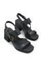 Nashira Cara Women's Heeled Sandals 0012341 Black