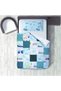 Children's Room Cotton Lu Duvet Cover Set Bed Sheet Sız Uzay Ve Ulaşım Araçları