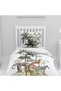 Children's Room Cotton Lu Duvet Cover Set Bed Sheet Sız Orman Hayvanları No.55031 - 3