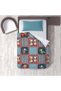 Children's Room Cotton Lu Duvet Cover Set Bed Sheet Sız Hayvanlar No.50016