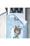 Children's Room Cotton Lu Duvet Cover Set Bed Sheet Sız Car Driving Teddy Bear - 3