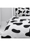 Children's Room Cotton Lu Duvet Cover Set Bed Sheet Cow Pattern - 7