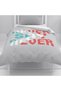 Children's Room Cotton Lu Duvet Cover Set Bed Sheet Sız Motivational Writing - 6
