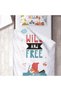 Children's Room Cotton Lu Duvet Cover Set Bed Sheet Sız Hayvanlar Ve Araçlar (Animals and Vehicles) - 3
