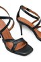 Adara Flora Women's Heeled Shoes 0012713 Black Skin - 2