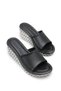 Phoebe Amara Women's Heeled Slippers 00122110 Black Skin - 2