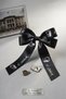 23 April Special Occasions Satin Clip Buckle with Ataturk and Bow for School and Daily Use Black
