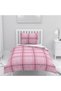 Children's Room Cotton Lu Duvet Cover Set Bed Sheet Sız Plaid No.55106