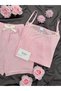 Women's Bow Detail Shorts Pajama Set - 3