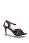 Leda Rosa Women's Heeled Shoes 0012610 Black Skin - 3