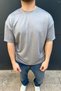 Men's Super Quality Modal Fabric Crew Neck Short Sleeve Oversized T-Shirt Sun304