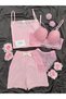 Women's Underwear F Bow Detail Shorts Pajama Set