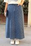 Kahma Elastic Waistband Pocketed A-Line Skirt - 3