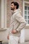 Men's Trend Stone Zippered Raincoat - 2