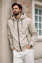 Men's Trend Stone Zippered Raincoat - 4
