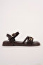 Women's Black Stylish Buckled Casual Summer Comfortable Sandals Shoes - 5