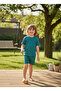 %100 Organic Cotton Ribbed Knit Unisex Shorts Set