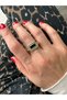 Black Semi-Stone Ring - 4
