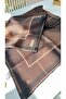 Twill Silk Scarf Autumn Winter Season - 2