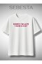 I Saw a Cat Printed Premium Oversized T-Shirt