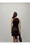 4S Women Women's Seyyar Bow Halter Neck Sleeveless Basic Short Dress - 5