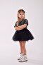 Girl's Top Sequined Short Sleeve Bottom Tutu Skirt Party Wedding Eid