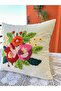 Panch Punch Rose Model Handmade Handcrafted 43X43 cm Ecru Color - 3
