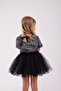 Girl's Top Sequined Short Sleeve Bottom Tutu Skirt Party Wedding Eid - 4