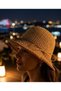 Kokosh Women's Hand-Knitted Paper Straw Hat - Adjustable Beach and Sun Hat - Stylish Edge Detail - 5