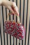 Women's Crystal-Embellished Evening Bag, Special Occasion Bag, Graduation Bag, Valentine's Day Bag - 5