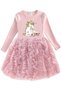 -Princess Casual Dress, Onion Pink, 3Y to 10Y