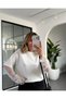 Women's Mardiya Lace Detail Oversized T-Shirt Blouse Relaxed Fit Daily Chic Outfit Blouse - 6