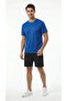 تي شيرت رجالي أزرق اللون قابل للتنفس Pro+ Compression T-shirt يمتص العرق مرن مصنوع من القماش الرياضي - 8