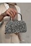 Women's Crystal Stone Chain Long Strap Evening Dress Bag - 5
