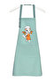 Cat Themed Kitchen Apron Stain-Resistant and Water-Repellent Fabric Adjustable Neck Strap Single Mamamiyav Mint Apron - 2