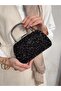 Women's Crystal Stone Chain Long Strap Evening Dress Bag - 3