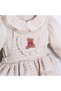 Bear Friend Gingham Piece Baby Girl Blouse-Salopet Set - 4