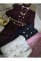 Girls' Festival Tweed Fabric Jacket, Pants, Bag Crown, Necklace, Belt - 4