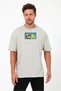 Unisex Oversized Embroidered Ash and Pikachu Anime Character Design 100% Cotton Pack T-Shirt - 3